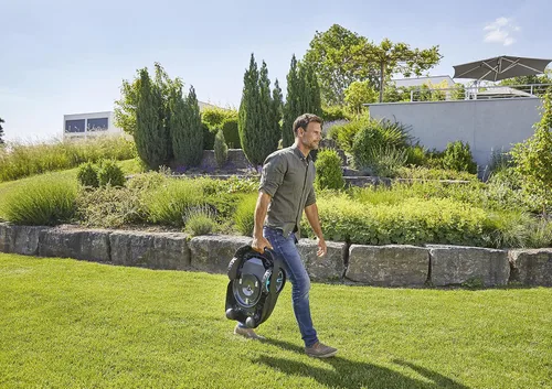 Miniatura 9 de GARDENA 15101-41 SILENO Life - Cortacésped robótico automático, con aplicación Bluetooth y cable delimitador, uno de los más silenciosos de su
