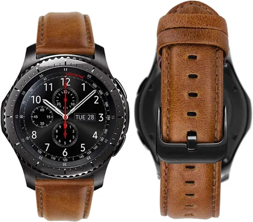 Miniatura 16 de MroTech Correa de 0.866 in compatible con Samsung Gear S3 Frontier/Classic/Galaxy Watch 1.811 in/Galaxy Watch 3 de 1.772 pulgadas, correa de Rojo