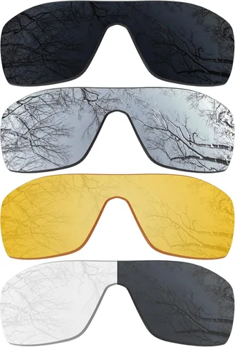 Miniatura 16 de ToughAsNails 3 pares de lentes de repuesto polarizadas para Oakley Oil Rig Pack-BS25