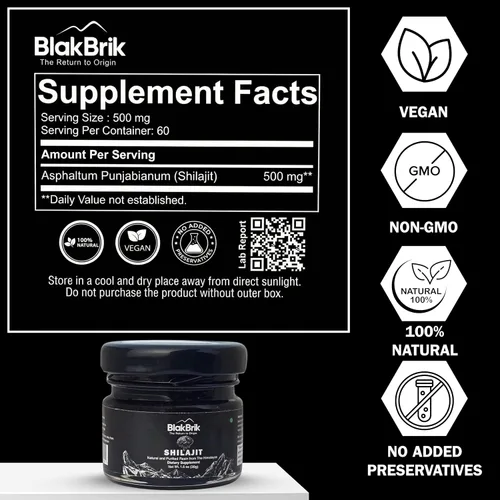 Miniatura 8 de Resina Shilajit pura del Himalaya, alta potencia, 77% ácido fúlvico, más de 80 minerales traza, apoya el impulso de energía y el apoyo inmunológico