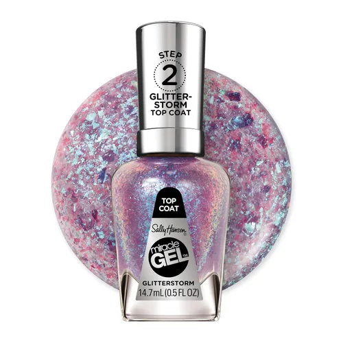 Miniatura 23 de Sally Hansen Miracle Gel™, capa superior mate 102, de larga duración, fórmula tipo gel, sin necesidad de lámpara UV, esmalte de uñas transparente