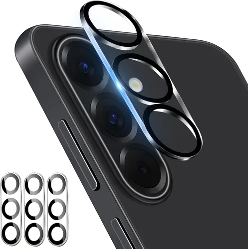 Miniatura 15 de Paquete de 3 protectores de lente de cámara Dengduoduo para Samsung Galaxy A15 5G, protector de cámara de vidrio templado, cubierta trasera