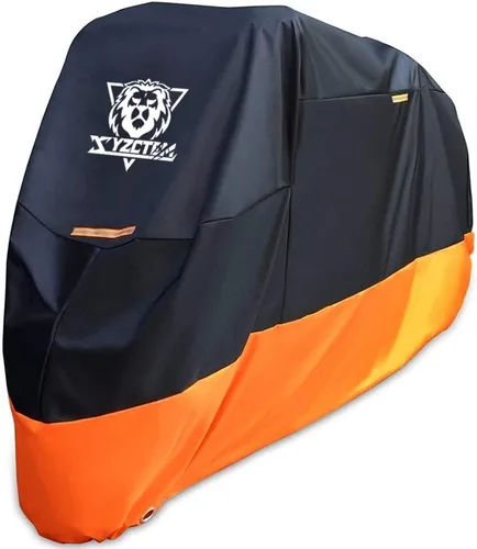 Miniatura 8 de XYZCTEM Funda para motocicleta – Protección impermeable para todas las estaciones al aire libre – Ajuste de precisión hasta 96.5 pulgadas Tour