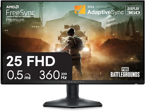 Miniatura 16 de Alienware 27 Monitor para juegos - AW2725DM - Pantalla QHD de 27 pulgadas 180Hz 1ms, IPS, NVIDIA G-SYNC, AMD Freesync, VESA AdaptiveSync.
