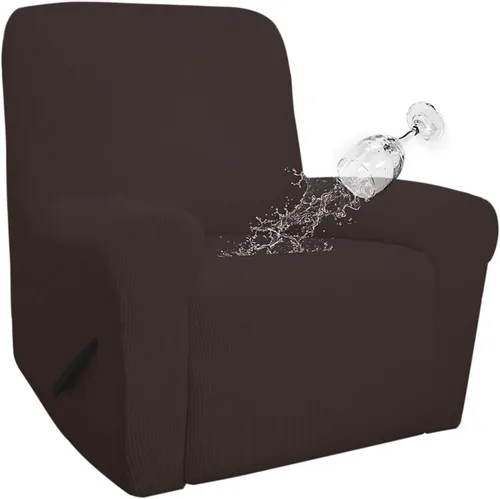 Miniatura 36 de Easy-Going - Funda 100 % impermeable doble para sofá reclinable, diseño jacquard, en 1 pieza, a prueba de derrames, para niños, mascotas, perros