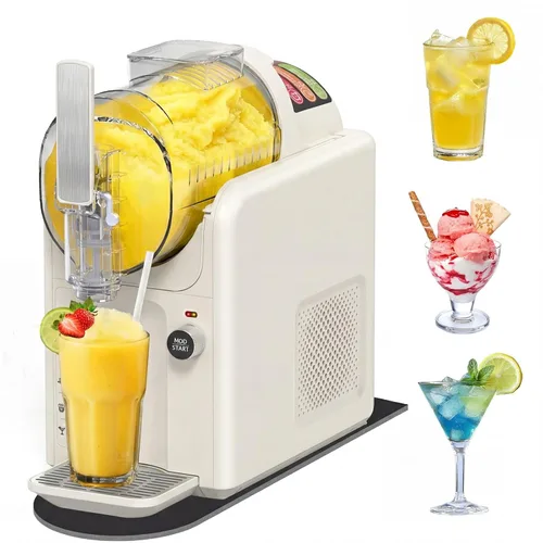Miniatura 9 de Máquina de granizado 5 en 1 para el hogar, no necesita hielo, máquina de bebidas congeladas con alfombrilla antideslizante, máquina de granizado