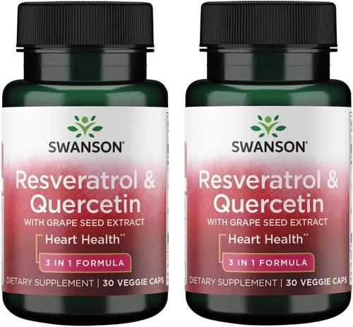 Miniatura 8 de Swanson Resveratrol y Quercetina 30 Cápsulas Vegetales