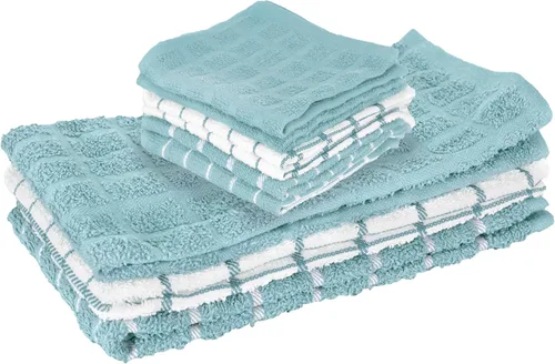 Miniatura 13 de Ritz Juego de paños de cocina a cuadros: altamente absorbente y súper suave - 100% algodón, paños de limpieza de cocina duraderos para limpiar mesas