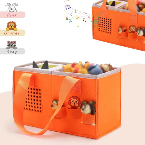 Miniatura 2 de MEILADY-X Estuche para juego de iniciación Toniebox - Bolsa para figuras Tonies Estuche de transporte portátil para caja musical educativa Bolsa