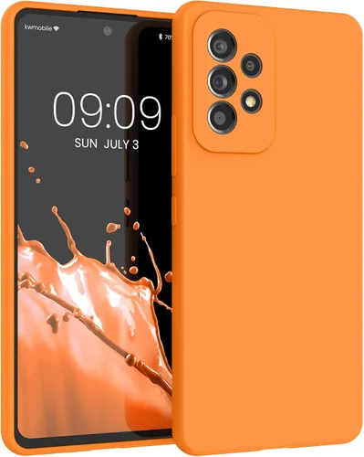 Miniatura 146 de kwmobile Funda Compatible con Samsung Galaxy A14 5G - Funda de teléfono de TPU y silicona con acabado suave - Verde Lima