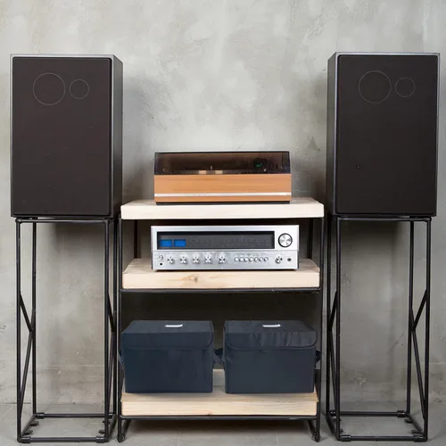 Miniatura 7 de Caja de almacenamiento de discos de vinilo UENTIP - Caja LP de 7 pulgadas, capacidad para 60 discos - Paquete de 1 - 11x7.67x7.67 pulgadas - Negro