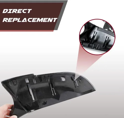 Miniatura 5 de Tapas de espejo de fibra de carbono para BMW F30 F20 F22 F23 F31 F32 F33 F36 F87 M2 X1 E84 puerta lateral retrovisor tapa accesorios reemplazo