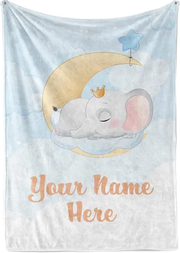 Miniatura 13 de Mantas de bebé personalizadas con nombre Manta de oso personalizada para bebés niñas y niños Manta unisex de forro polar suave y cálida Minky