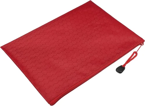 Miniatura 17 de PATIKIL Bolsas impermeables con cremallera, paquete de 10 unidades tamaño A4 para documentos organizador de almacenamiento para suministros de Azul