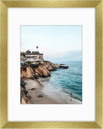 Miniatura 36 de Frametory, Marcos de 8 x 10 para mostrar imágenes de 5 x 7 con paspartú o fotos de 8 x 10 sin paspartú, vidrio resistente a roturas, accesorios