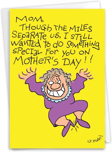 Miniatura 11 de NobleWorks - Tarjeta del Día de la Madre - Regalo sincero, Tarjeta de felicitación para mamás (con sobre) - Mama Bear C3462MDG