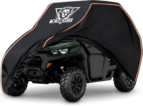 Miniatura 8 de XYZCTEM Funda UTV ligera impermeable para exteriores de 2 a 3 plazas, compatible con accesorios Honda Suzuki Pioneer, apta para Polaris Ranger