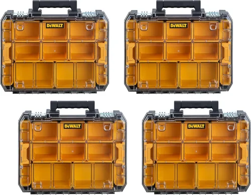 Miniatura 7 de DEWALT TSTAK - Organizador de herramientas, piezas pequeñas y caja de herramientas organizadora de tornillos con compartimentos extraíbles