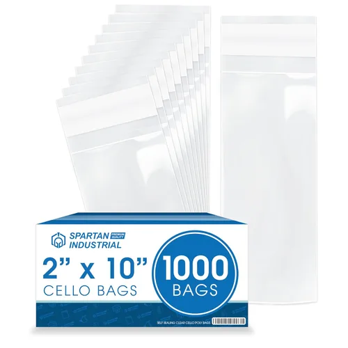 Miniatura 9 de Spartan Industrial - (1000 unidades) Bolsas de celofán transparentes resellables de 10 x 18 cm para joyería, regalos, favores de fiesta