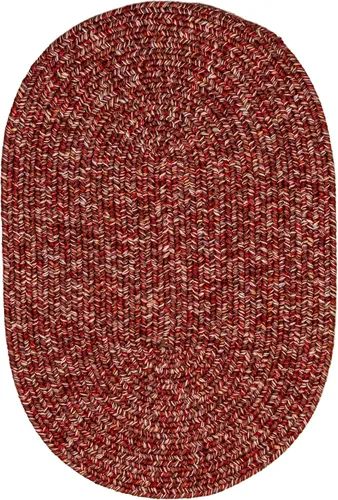 Miniatura 18 de Super Area Rugs Rustic Farmhouse Living - Alfombra trenzada reversible para interiores y exteriores, fabricada en Estados Unidos, color marrón