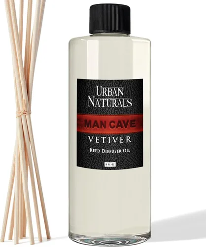 Miniatura 85 de Urban Naturals Recambio de aceite difusor de varillas ámbar y lavanda, lavanda relajante, ámbar cálido, aroma calmante para habitación, 4 onzas +