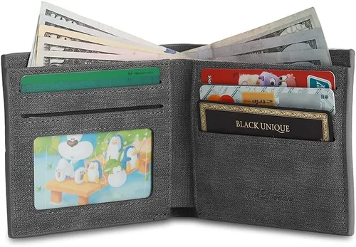 Miniatura 4 de lagofit Carteras con fotos personalizadas para hombres, billetera personalizada con imagen, regalos personalizados para hombres, novios, padres