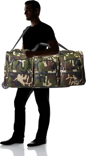 Miniatura 10 de Rockland Equipaje bolsa de viaje con ruedas 101.6cm, Camuflaje), PRD340-CAMO