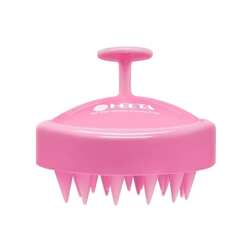 HEETA Masajeador de cuero cabelludo para el crecimiento del cabello, cepillo de champú y exfoliante de silicona suave para el cuero cabelludo,