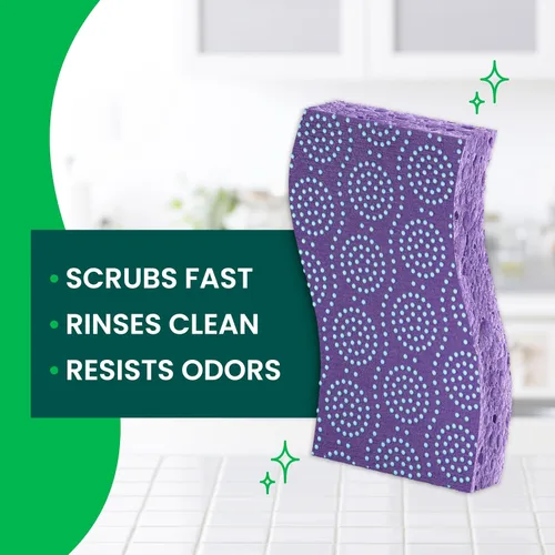 Miniatura 3 de Scotch-Brite - Esponjas resistentes a los olores sin rayar para restregar, esponjas de cocina aptas para lavavajillas que resisten los olores