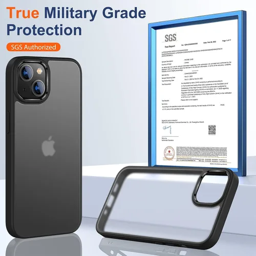 Miniatura 3 de UniqueMe [Diseño 5 en 1 para iPhone 13 Mini ase, paquete de 2 protectores de pantalla de vidrio templado + 2 protectores de lente de cámara