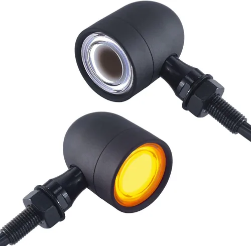 Miniatura 15 de FATECIM 2X Luces Traseras LED para Motocicleta, Señales de Giro, Luces de Marcha, Luz de Freno, Señal de Giro Trasera, Indicador de Señal de Giro