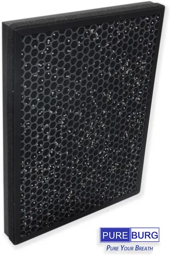 Miniatura 3 de PUREBURG XD6231 Juego de filtros de repuesto compatibles con Rowenta PU3030 PU3040 PU30808 Purificador de aire GENIUS PURE, 1 paquete de carbón