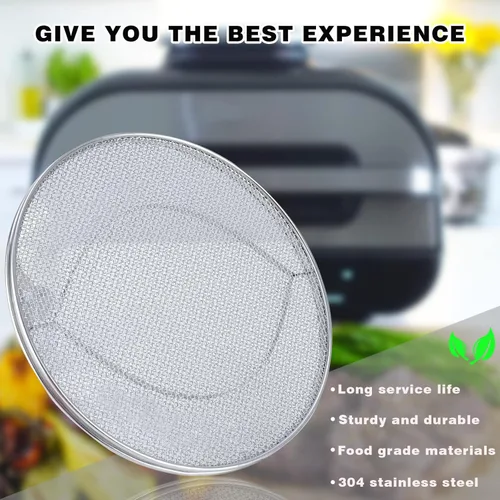 Miniatura 4 de Protector de salpicaduras de acero inoxidable para FG551 Foodi, accesorios para parrilla de interior reutilizable Foodi Smart XL 6 en 1, accesorios