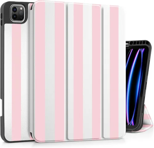 Miniatura 18 de Funda Tuiklol para iPad Pro de 12.9 pulgadas 2022 2021 2020 2018 6th / 5th / 4th / 3rd Gen Built in Pencil Holder Protective Stand Back Cover with