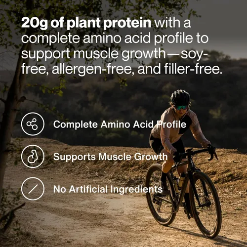 Miniatura 3 de Momentous - Proteína vegana en polvo - 20 g de proteína a base de plantas - Certificada NSF para el deporte - Sin gluten - Sin transgénicos - 22