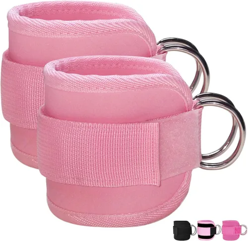 Miniatura 19 de Correas de Tobillo de Fitness para Máquina de Cable, Kickbacks Ejercicios de Glúteos, Ejercicios de Parte Inferior del Cuerpo, Correas Ajustables