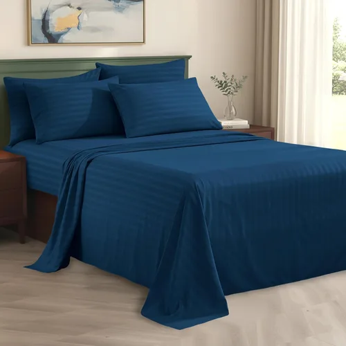Miniatura 18 de Elegant Comfort Silky-Soft - Juego de sábanas de 4 piezas de calidad hotelera 1500 Premier, sin arrugas, tamaño matrimonial, color negro