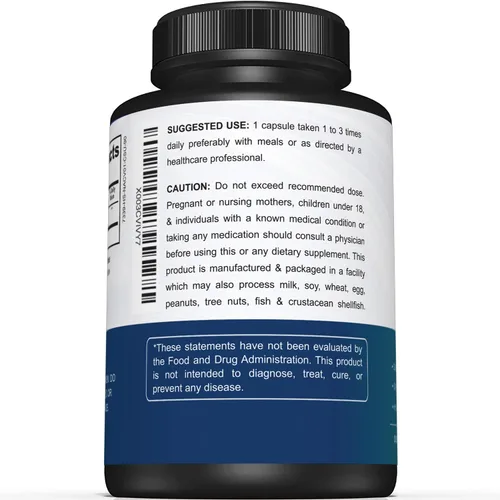 Miniatura 4 de Sunergetic Suplemento NAC premium N-acetil cisteína – 750 mg por cápsula – Apoya el hígado, la desintoxicación inmune, celular y respiratoria – 90 N