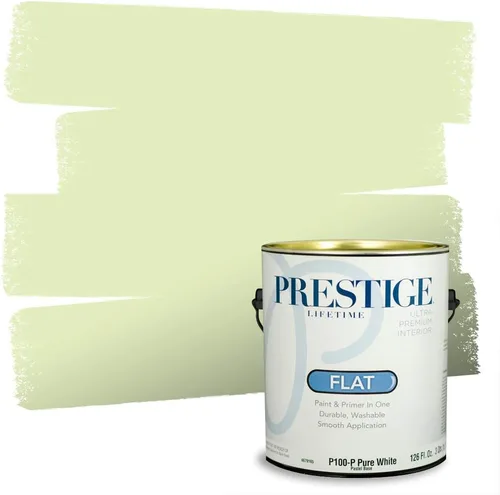 Miniatura 169 de PRESTIGE Pintura exterior e imprimación en uno, aloe, plano, 1 galón