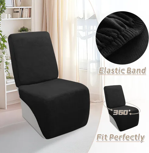 Miniatura 129 de Arfntevss Fundas de sofá seccional reclinable de terciopelo, Funda de sofá seccional de esquina para sofá reclinable, Funda elástica suave