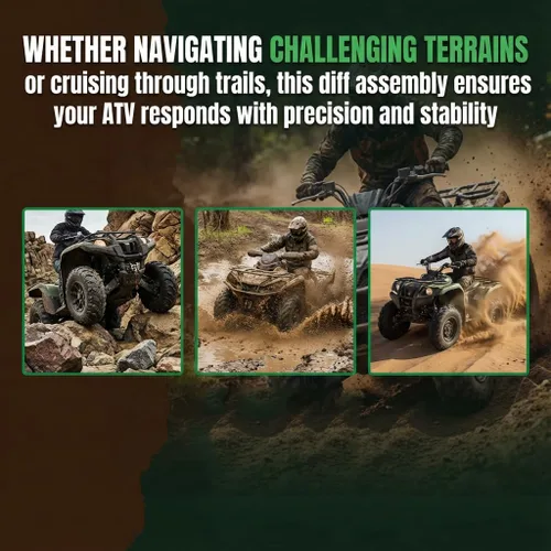 Miniatura 5 de Reemplazo del conjunto del diferencial trasero para 1988-2000 TRX300FW Fourtrax 300 - Drivetrain 4X4 y 2x4 41300-HM5-A10 41300-HM5-850 41300-HC5-970
