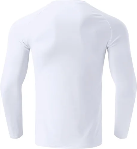 Miniatura 4 de Camisas de compresión atléticas de manga larga para hombre, capa base, camisa de entrenamiento atlético, camisas de compresión, camisetas deportivas
