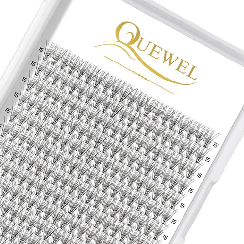 Miniatura 28 de QUEWEL Kit de extensión de pestañas DIY, racimos de pestañas 3D con 280 piezas, racimos de pestañas mixtas de 10-16 mm (30+40+50D), pinzas