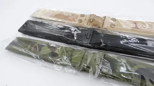 Miniatura 5 de Cinturón táctico militar ajustable de la lona de los hombres con la hebilla plástica