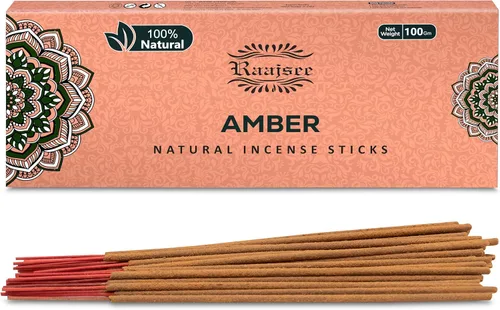 Miniatura 22 de Raajsee Varillas de incienso natural de flores de jazmín, paquete de 3.53 oz, 100% puro, orgánico, natural, enrollado a mano, libre de productos