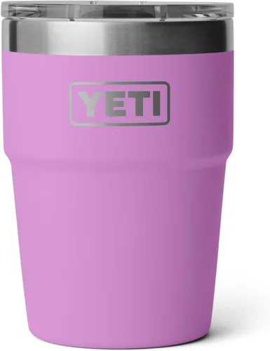 Miniatura 14 de YETI Rambler - Vaso apilable de 16 onzas, aislado al vacío, de acero inoxidable con tapa MagSlider Apilable