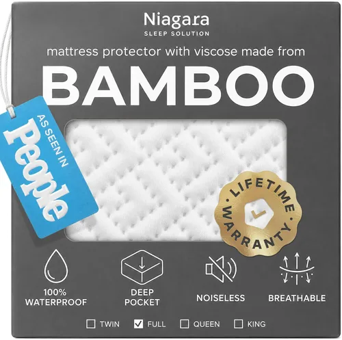 Miniatura 8 de Protector de colchón individual 100% impermeable, protección de 360 grados contra derrames, manchas y accidentes para padres y dueños de mascotas