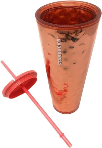 Miniatura 2 de Starbucks Pink Cold Cup Taza de café viajero (24 onzas)