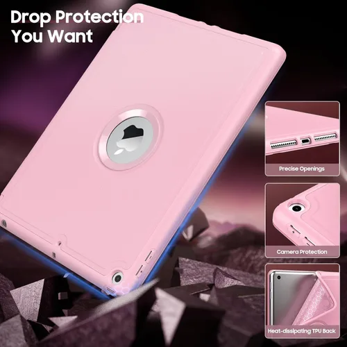 Miniatura 3 de Funda MoKo para iPad de 9ª Generación 2021 / iPad de 8ª Generación 2020 / iPad de 7ª Generación 2019 con Soporte para Lápiz, Funda para iPad 10.2