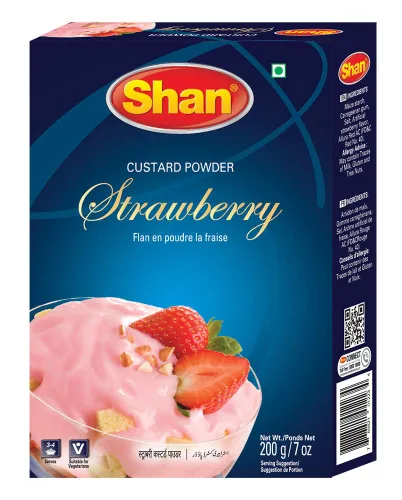 Miniatura 92 de Shan Polvo de crema de mango, 7.05 oz, postre esencial para cualquier ocasión, apto para vegetarianos, bolsa hermética en una caja (paquete de 3)